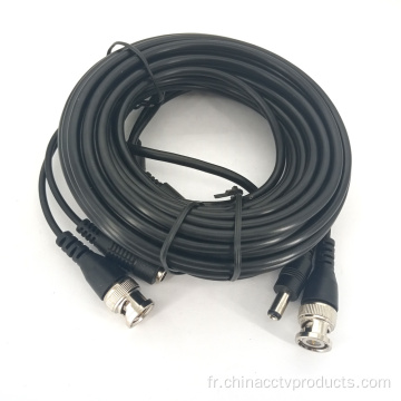 8MP Câbles coaxiaux pré-créés en noir et blanc